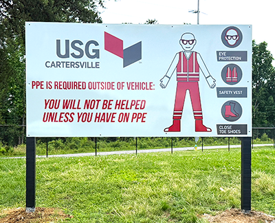 cartersville-manufacturing-facility-directional-post-and-panel-signage