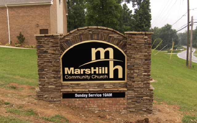 church-brick-monument-sign-with-routed-hdu-panel