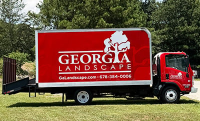 Georgia Landscape box truck fleet wrap