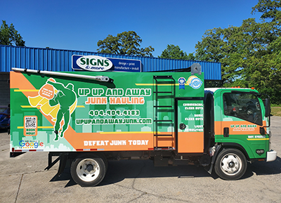 full vehicle wrap by signs and more in Cartersville, Georgia