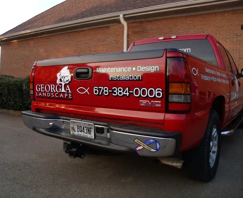 Georgia Landscape Partial Truck Wrap