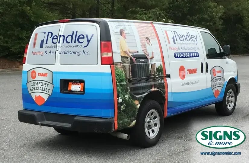 Fleet Vehicle Partial Wraps