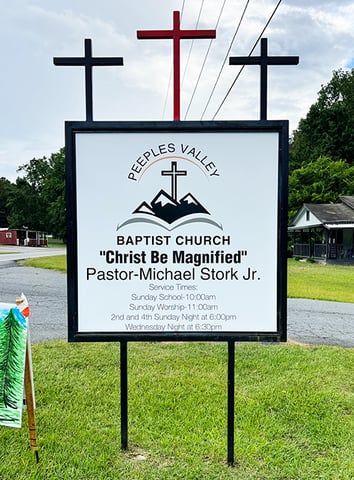 peeplesvalleypolesign