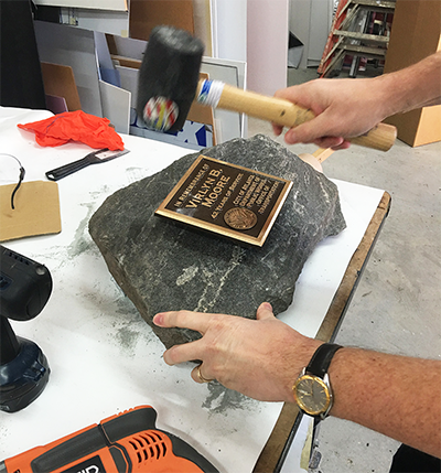 rubber-mallet-plaque-on-rock