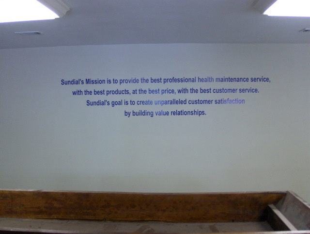 Company Mission Wall Graphics, Business Mission Statement sign