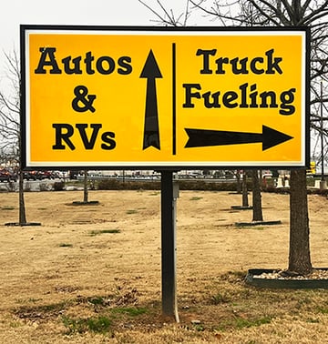 wayfinding signs north Georgia