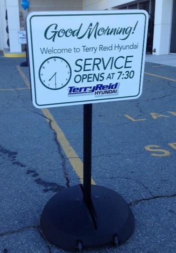 Service Department signs for auto dealerships in Atlanta